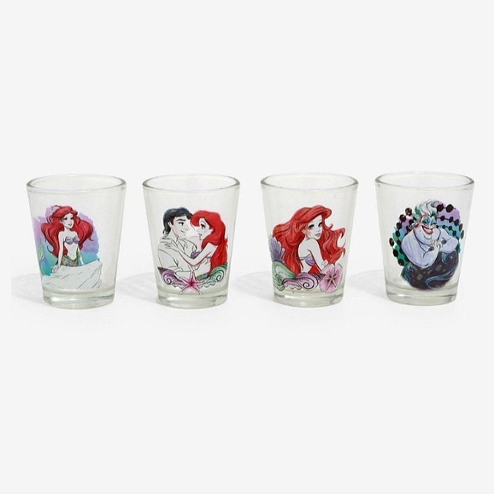 Disney The Little Mermaid Sketch Mini Glass Shot